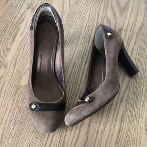 Franco Sarto brown pumps
